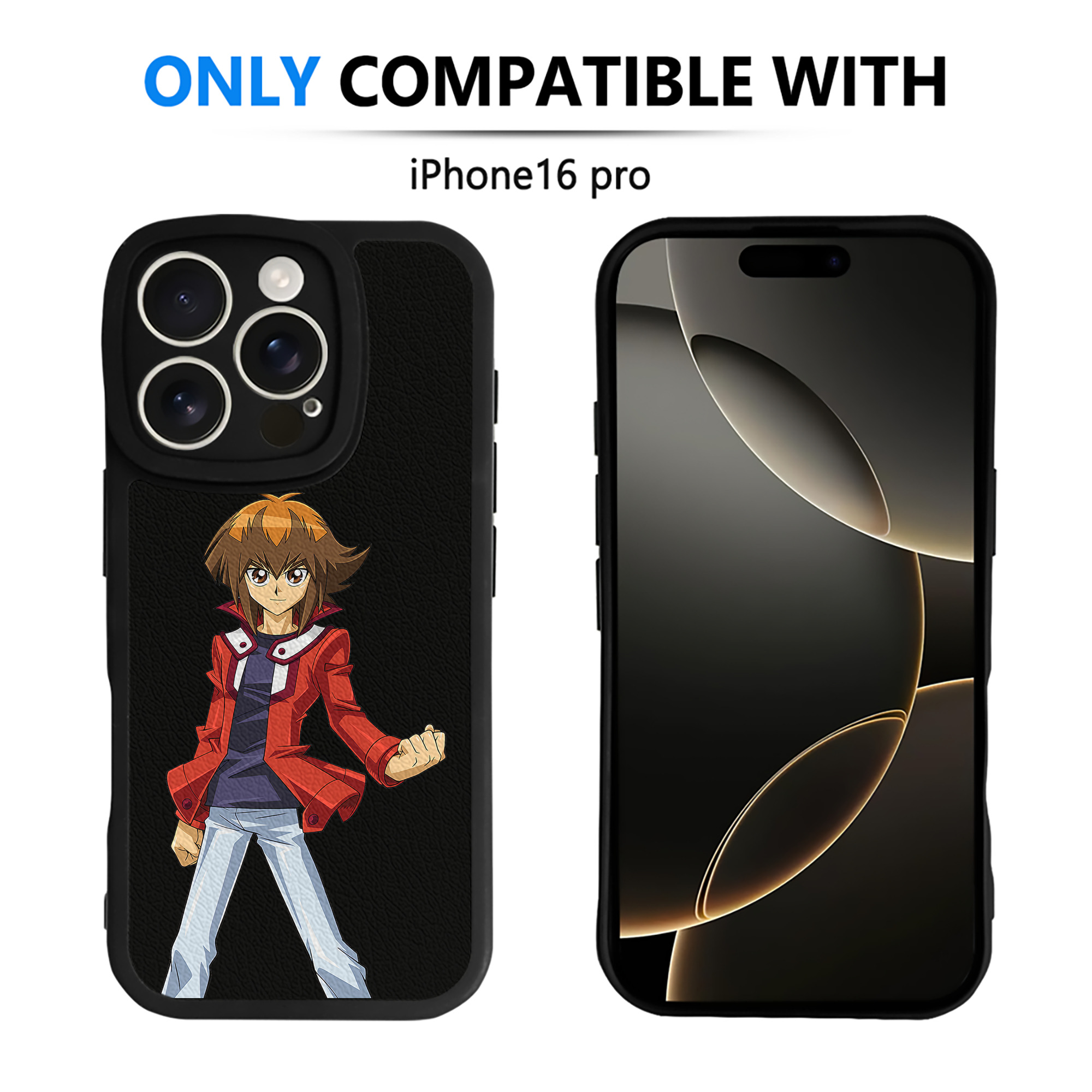 遊☆戯☆王 Yu-Gi-Oh! 【iPhone 16シリーズ対応】シリコンスマホケース（レザー調） 材質：シリコン